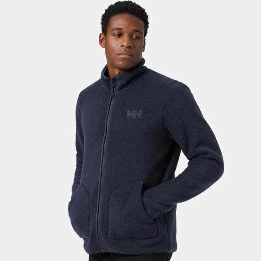 Helly Hansen Men's Panorama Pile Mid Weight Fleece Jacket Navy Sz XL Outerwear